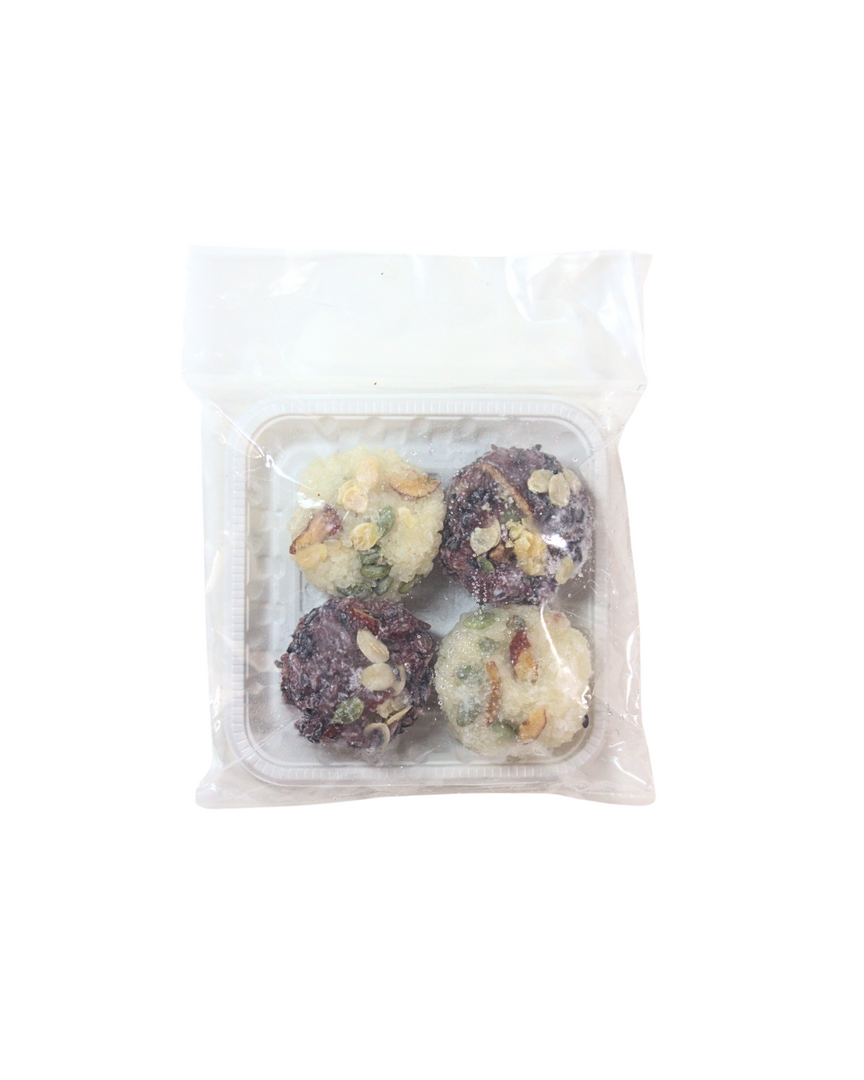 Mini two-color rice pudding