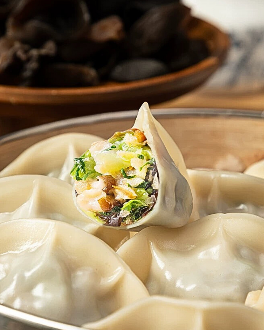 Mushroom & Wood Ear Veggie Dumplings