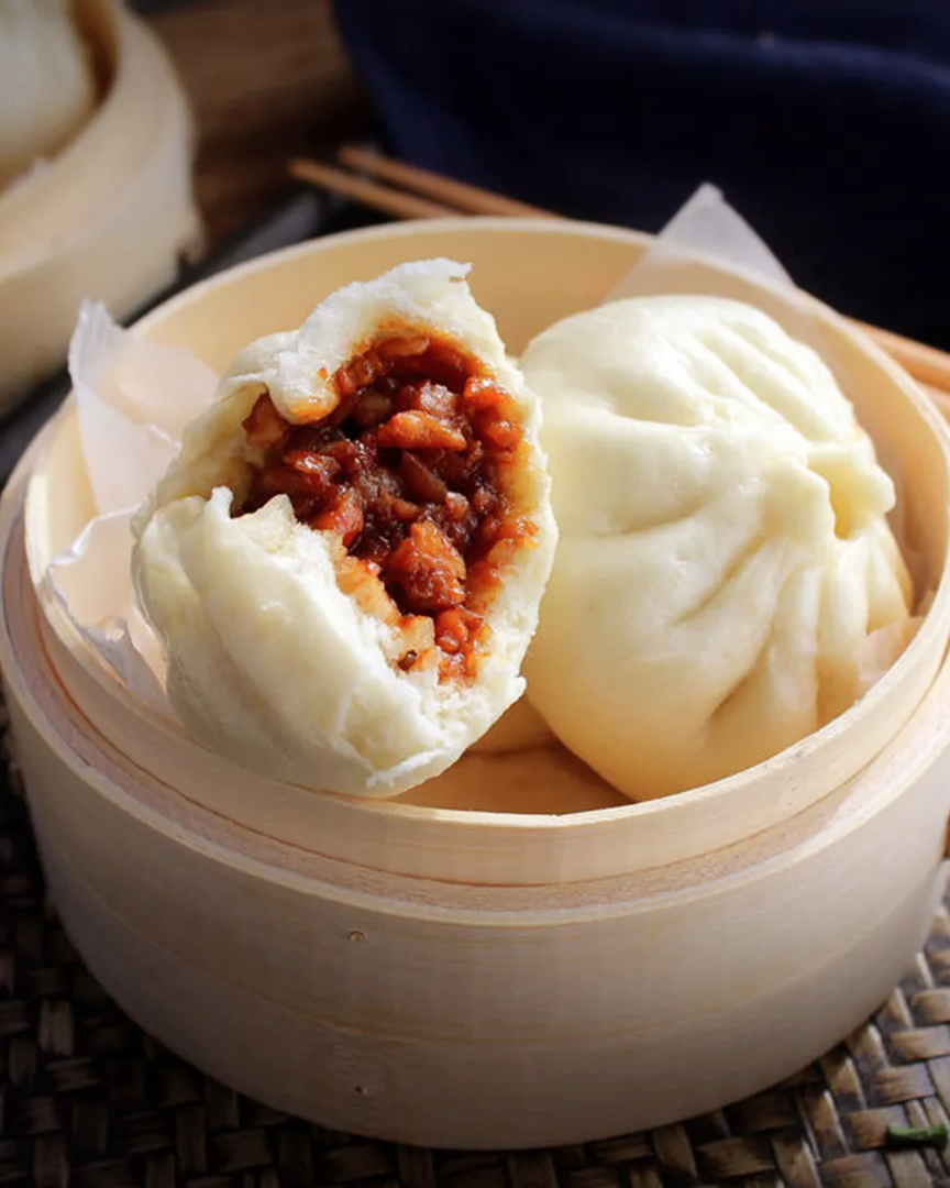 Taiwanese Style BBQ Pork Bun