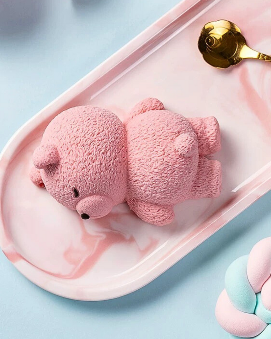 Little Bear Strawberry Mousse Cake