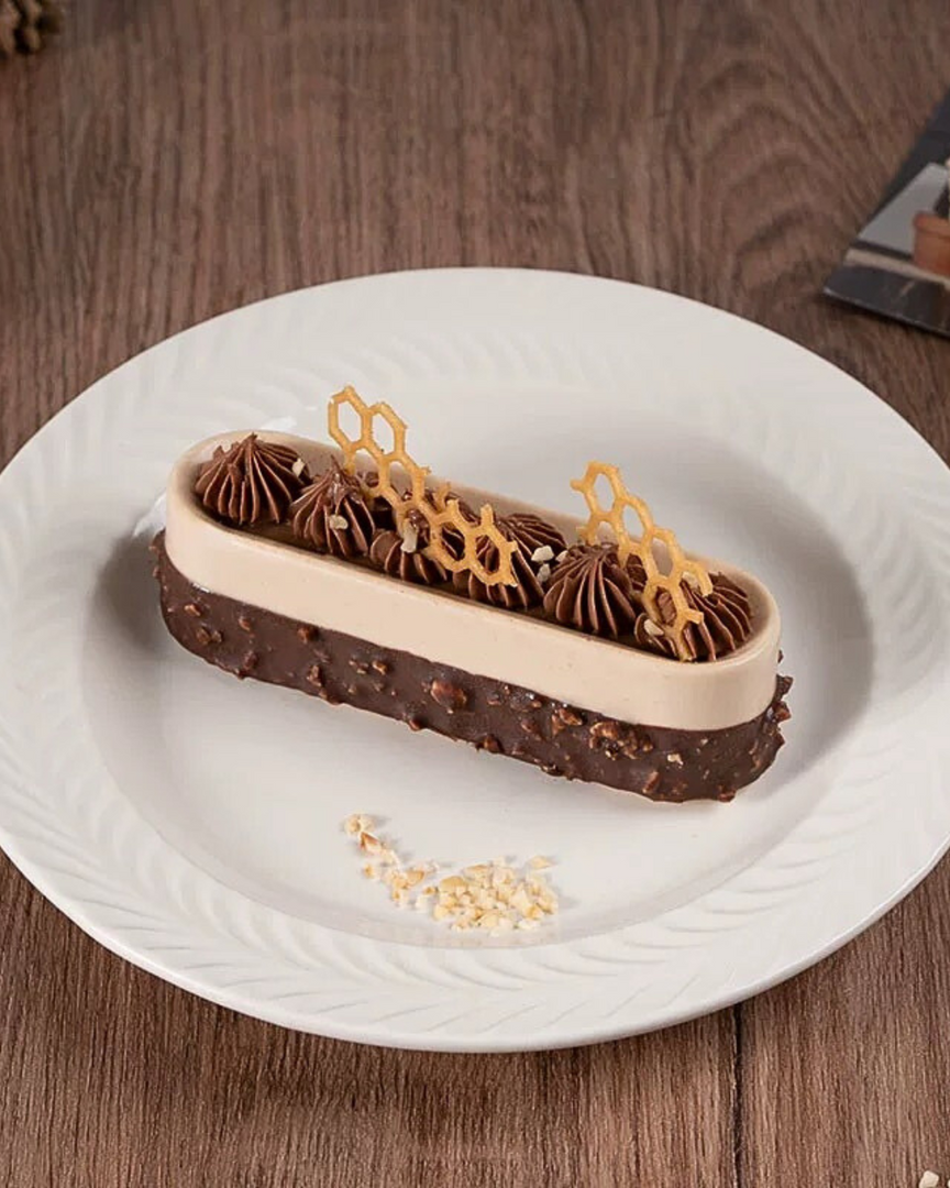 Hazelnut Heart Mousse Cake