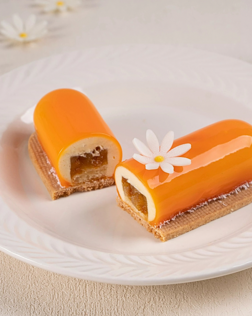 Orange Autumn Mousse Cake