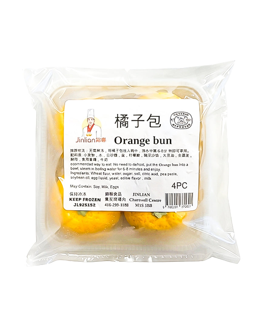 orange-shaped bun