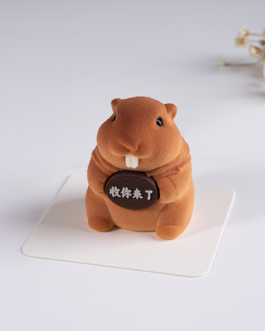 Groundhog Mousse Cake