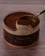 将图片加载到图库查看器中，提拉米苏慕斯蛋糕