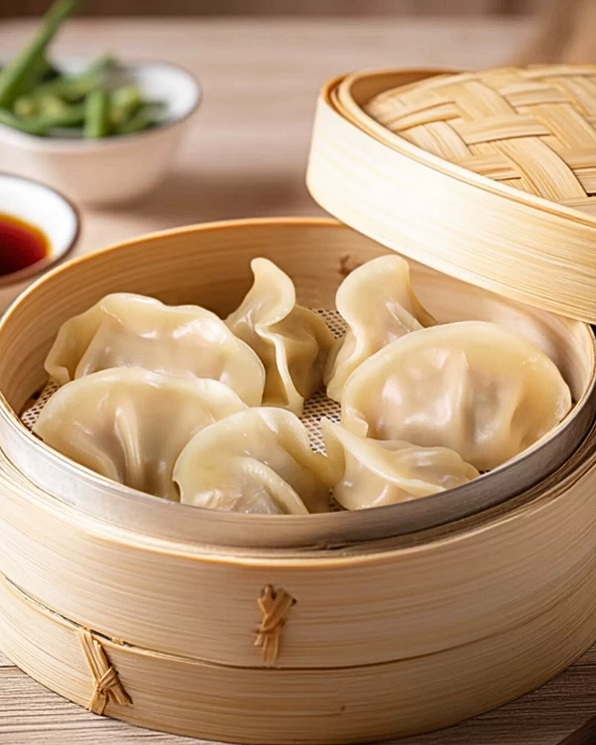 荠菜猪肉蒸饺/锅贴