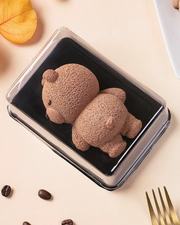 小熊树莓巧克力蛋糕